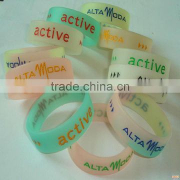 Transparent silicone bracelet