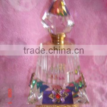elegant k9 classic Essential oils bottle crystal attar perfume bottle