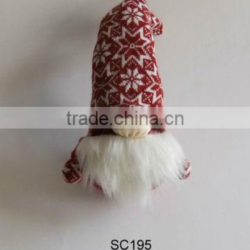 Christmas fabric old man standing decoration