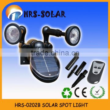 solar rechargeable spotlight