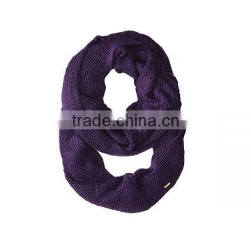 2015 fashionable scarf wholesaler lady kinnted infinity scarf