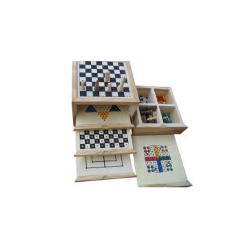 Sell 5 IN 1 Combination Wooden Game