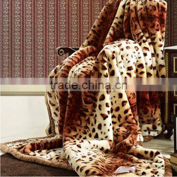 100%polyester softly raschel blanket wholesale China manufacture