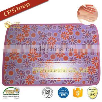 Print canvas beauty shaggy carpet printig anti slip pad