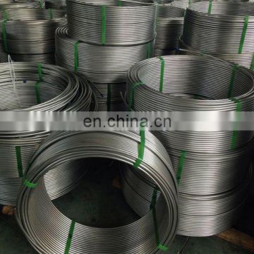 ASTM 304/316L seamless/welded stainless steel coil TUBE