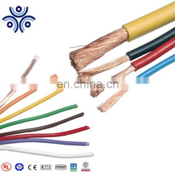 300/500v pvc coated Electrical copper Wire H05Z1-U/R