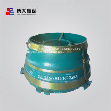 Wear Resistance High Manganese Steel Mantle Liner Mining Machine Wear Parts