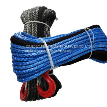 RECOMEN supply winch synthetic rope 12000  lbs 17000Ibs 17500lbs wireless 12v electric  winch synthetic rope