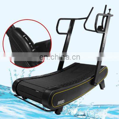 new brand name Curved treadmill & air runner popular exercise equipment manual  commercial  fitness equipment for HIIT