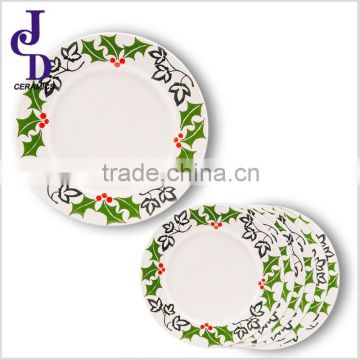 7pcs Christmas porcelain dinner set,porcelain dinnerware