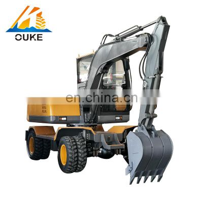 Visit Welcomed Cheap Mini Agricultural Wheel Excavator