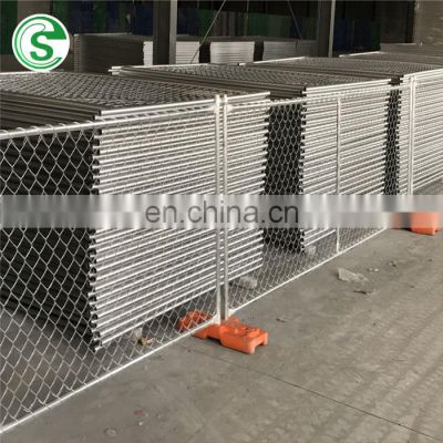 Factory price temp building fence panel cheap chain link temporary construction site event fencing