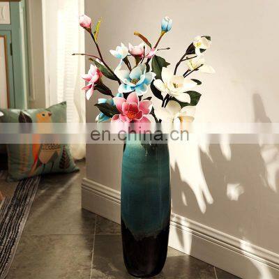 Wholesale chinese large porcelain floor vase hotel decor ceramic vase