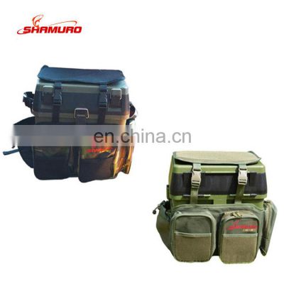 High Quality Nylon Fly Fishing Vest With Multifunctional Pockets Adjustable Fishing Vest Backpack Fishing Tackle Bag