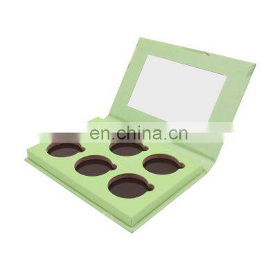 Cruelty Free Vegan Makeup Magnetic Cardboard Pan Private Label Cardboard Glitter Packaging Company