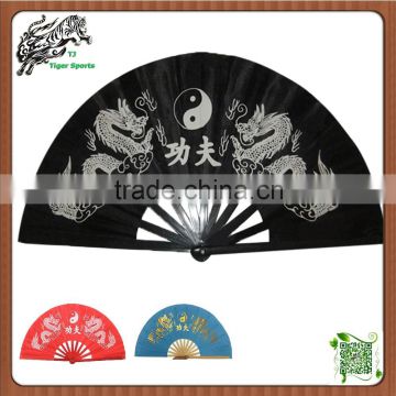 Martial arts style fitness use bamboo hand fan
