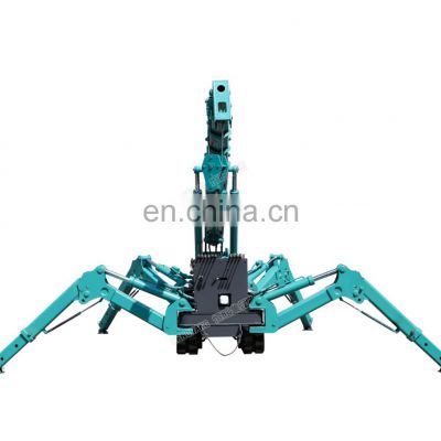 Factory supply and low price 3 ton hydraulic truck Mini spider crane.