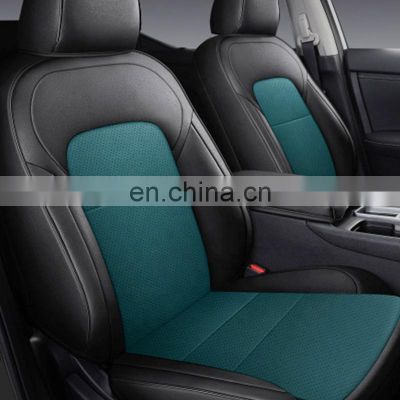 2022 new custom DIY black green Standard Imitation fiber leather full car conversion seat cover fit for to yota corolla 2015+