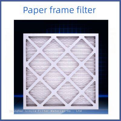 Paper frame air filter G3 G4 Paper frame filter