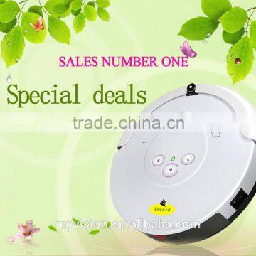 Newest Robot vacuum cleaner wholesale with 14.4V Working voltage engine