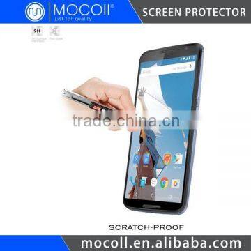 Hot new products for Google Nexus 6 Tempered Glass Screen Protector Explosion-Proof and Pressure-Resistant Function