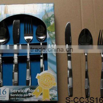 stainless steel tableware utensil sets