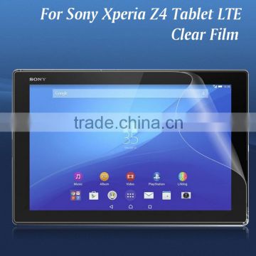 Mobile accessories HD clear ultra thin LCD screen protector guard film for Sony Xperia Z4 tablet Lte
