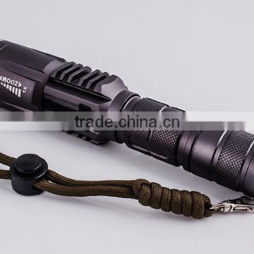 18650 good quality multifunction USB outdoor lighting Defensive Flashlight T6 Zoom Focus LED flashlight rechargeable