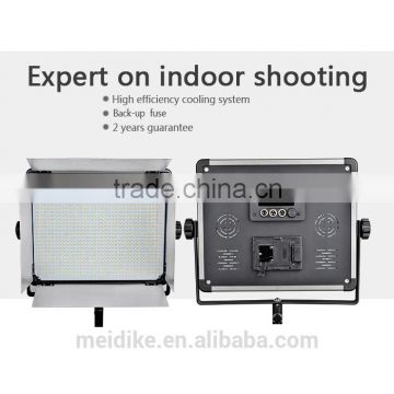 LED studio light with remote dmx512 controller with color temperature plate