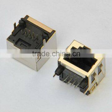 LED RJ45 Modular Shield/unshield socket