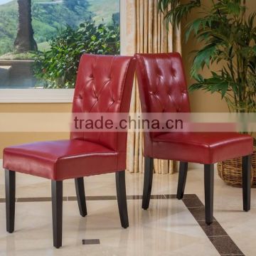 red leather restaurant chair XYN1368