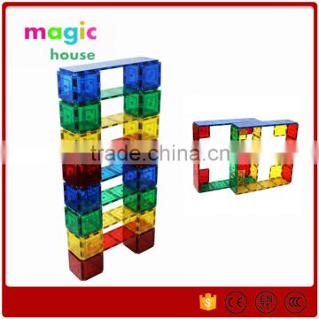 Children Favorite Colourful Educational Magnetic Tiles Child Toy