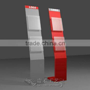 Vertical colourful Acrylic data display stand ,fashion acrylic data display stand