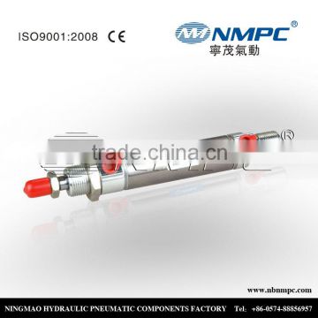 China gold supplier high grade silver mini pneumatic air cylinder
