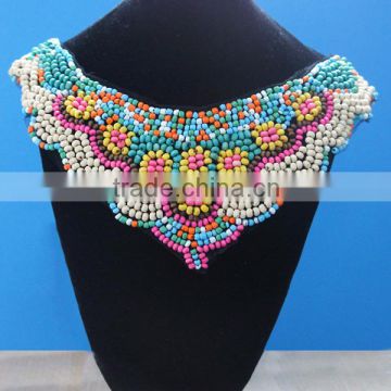 Lady Jewelry Acrylic Beads Bib Collar Necklace