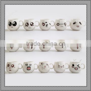 11 OZ lovely white ceramic mugs