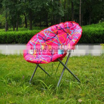delicate moon chair with decorative pattern ,cheap folding moon chairs-ST73