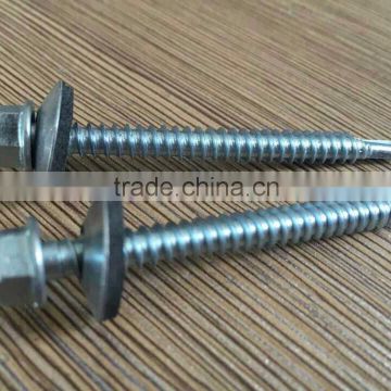 global economic Columbia SUPPLIER r Bulk packing biack and zinc Fine thread 0508-26 roofing screw with washer rubber