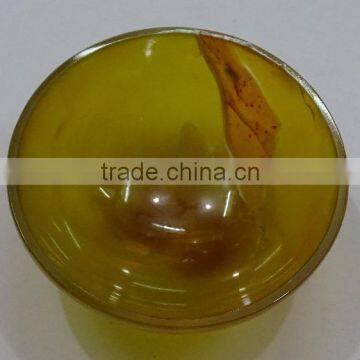 Yellow Calcedony Agate Bowls Size 3 inch : Wholesaler Manufacturer