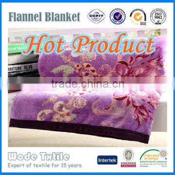 Professinal Manufacture Flannel Blanket Microplush Custom Adults TV Blanket
