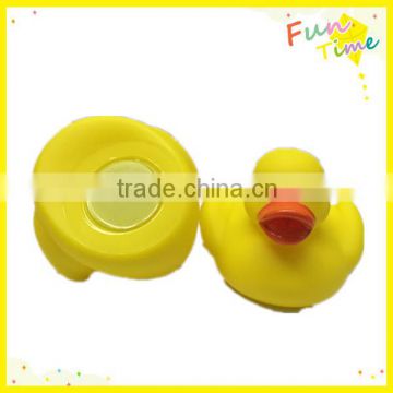 Weighted and well sealed yellow plastic duck for race event