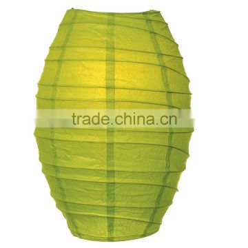 Handmade Chartreuse Green 10 Inch Cocoon Premium Paper Lantern for party decoration