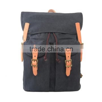 China supplier European school backpack custom canvas backpack