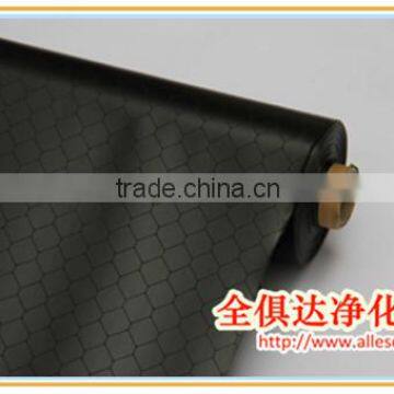 1.37m x 30m x 0.3 mm Black Conductive Vinyl Grid Curtain