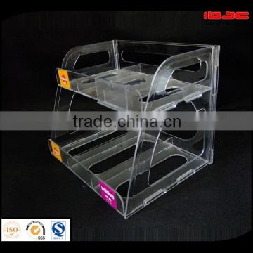 Clear acrylic product display box/case/stand, acrylic cosmetic organizer box,counter display box,Plexiglas/perspex