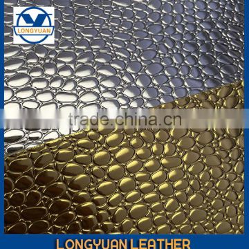 Leather Foil Metallic Leather Mirror Fabric
