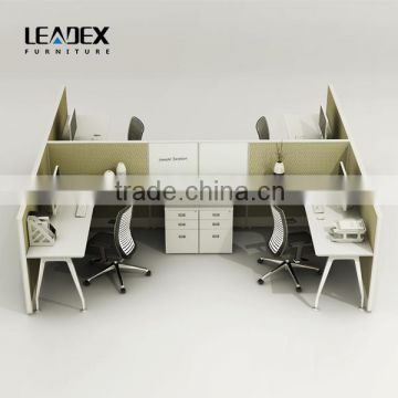 popular cubicle 4 people office workstations