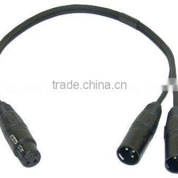 XLR Splitter Cable (1 female to 2 males)