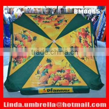 [BM0065] Square garden umbrella, heat transfer printing umbrella
