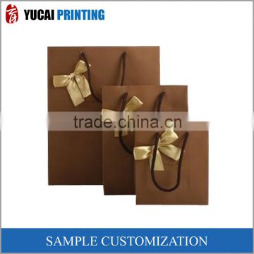 150G double copper paper gift bag brown paper bag
